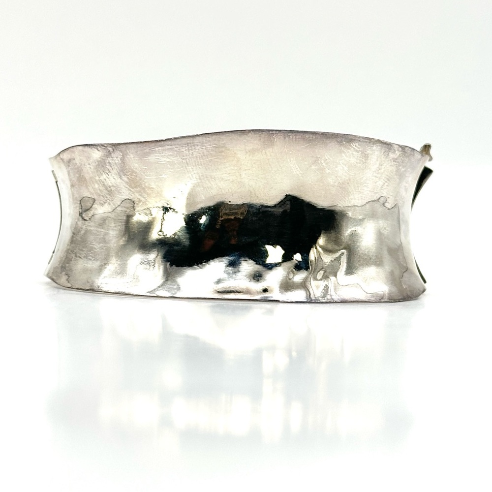 Silpada Retired B2260 Sterling silver Sommelier Hinged Bangle Bracelet - Picture 2 of 9